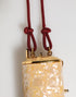Dolce & Gabbana White Resin Gold Metal Crossbody Mini Purse Pendant Bag
